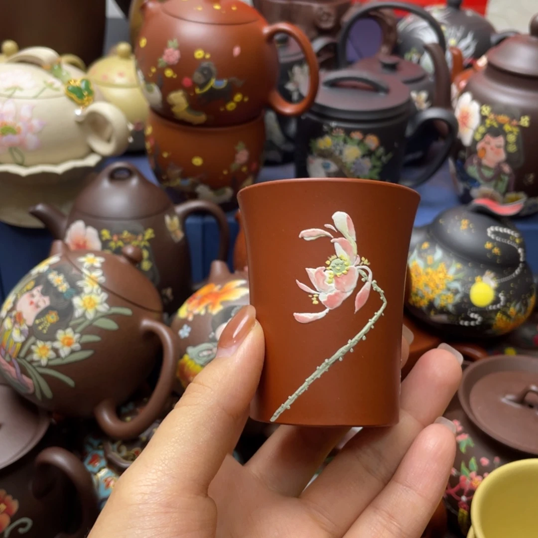 紫砂茶杯紫砂主人杯100cc