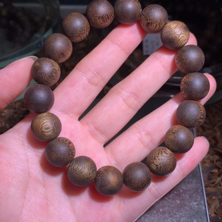 【***】沉香手串1.2单圈手串