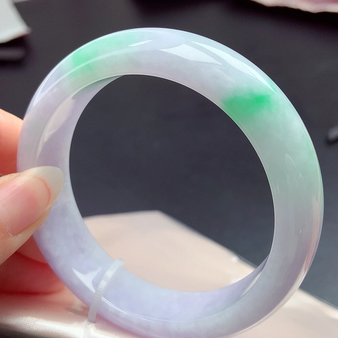 翡翠未镶嵌手镯59圈口