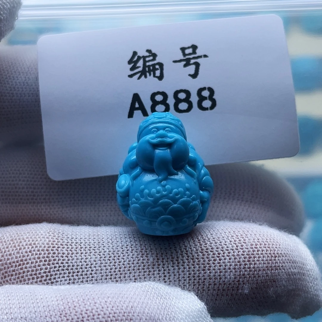 用***6未镶嵌绿松石珠宝奇石卡18-22-13