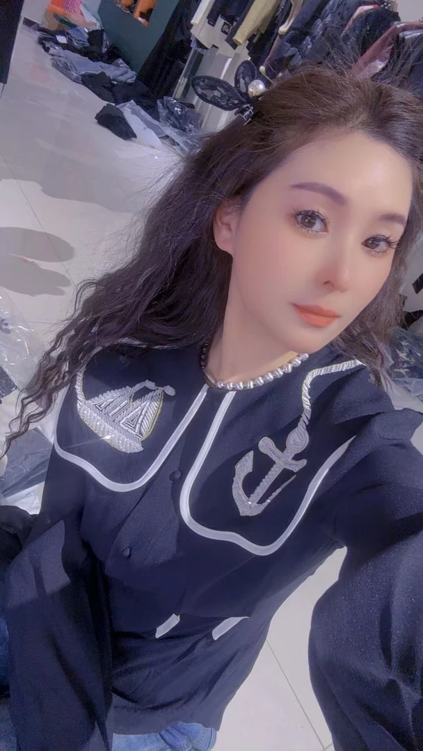 法式黑色长袖衬衫名媛气质春秋新款#2812