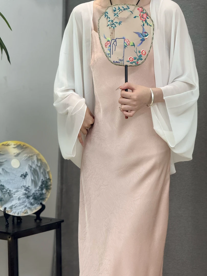 防晒开衫女春夏新款高级感气质披肩古风罩衫