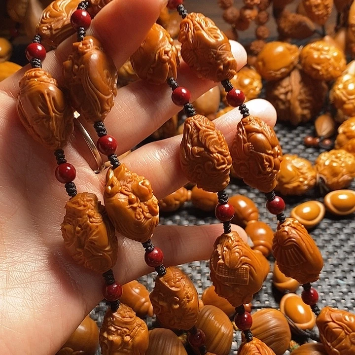 吊坠橄榄核财神脖挂