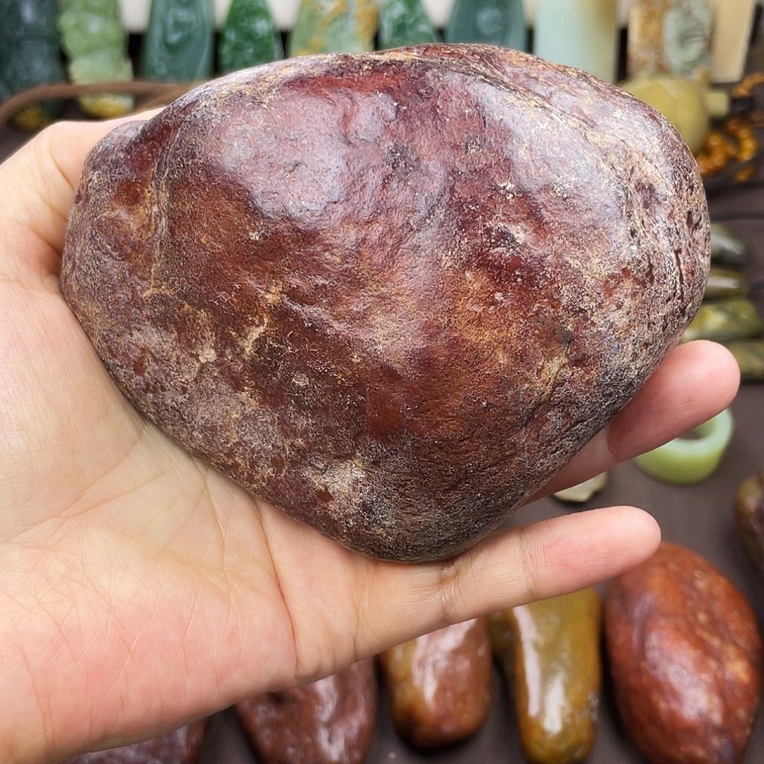 岫岩河磨玉（透闪石质玉）未镶嵌颈饰