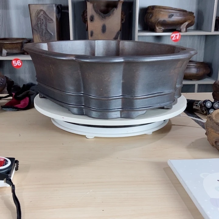 红陶花*杨冬益紫砂花盆