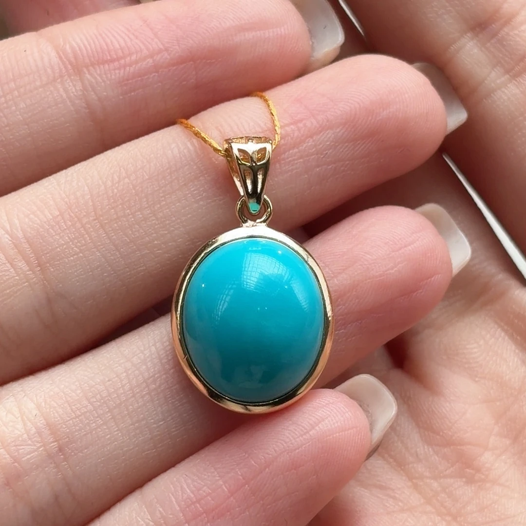 绿松石未镶嵌颈饰