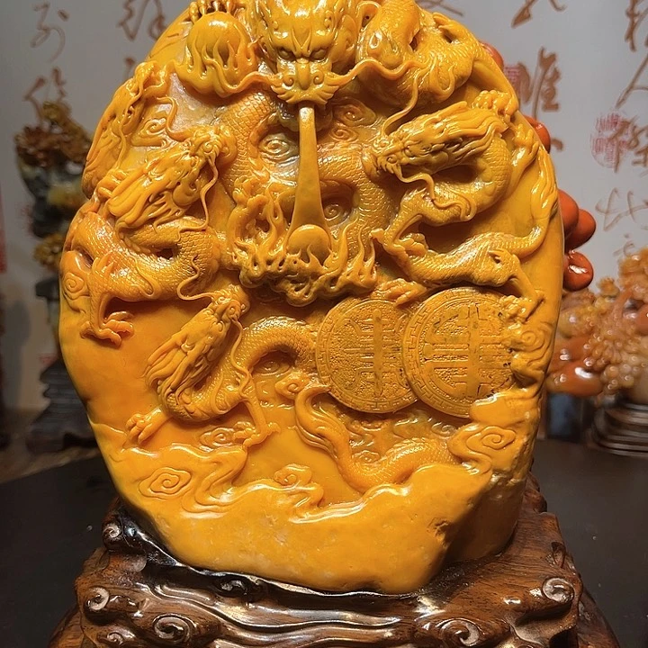 寿山石雕刻工艺山水花鸟