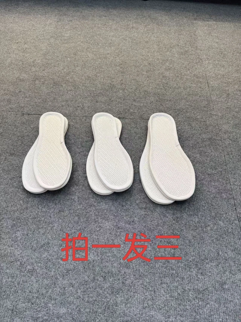 拍一发三新款圆头机器打底双层布底男女同款拍