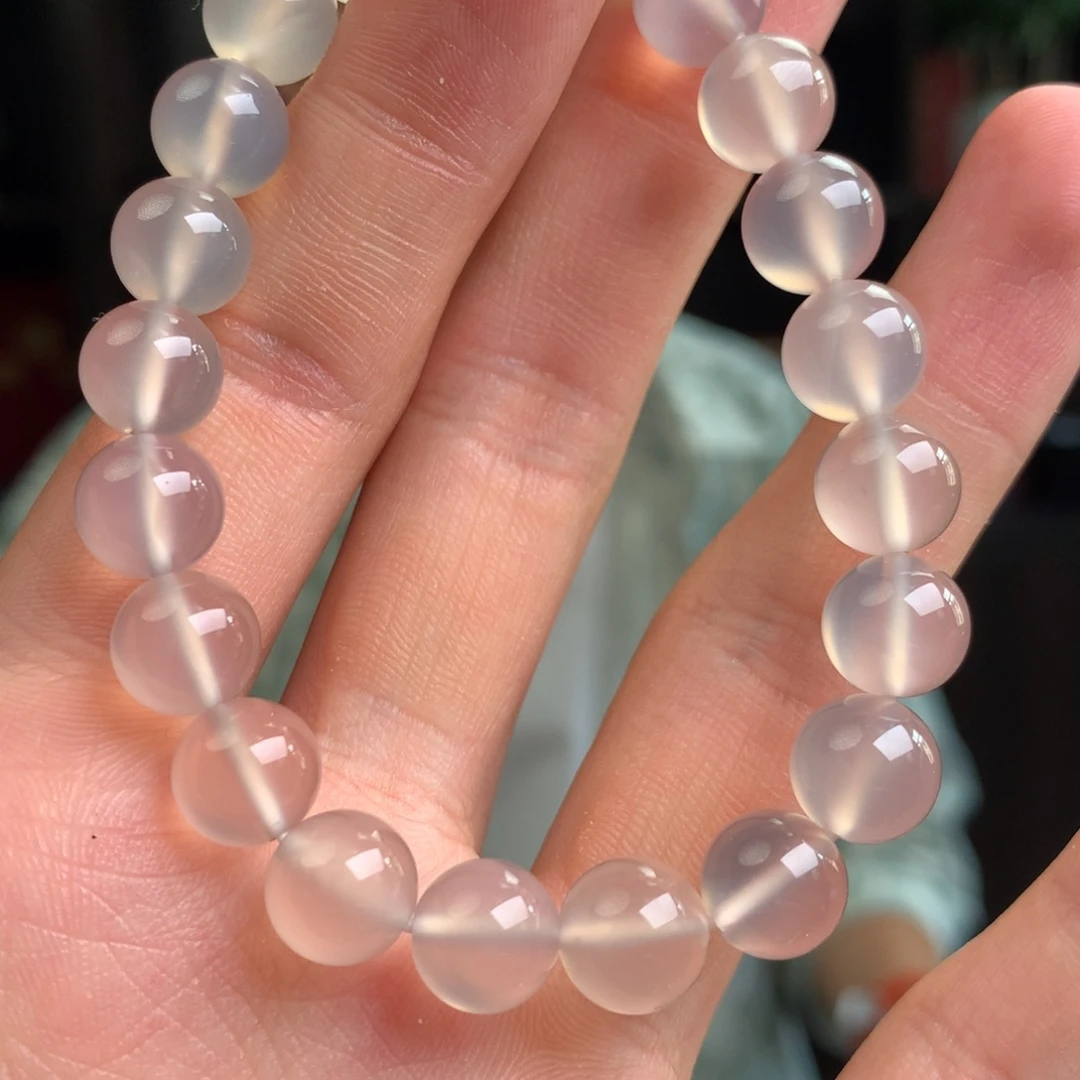 玛瑙/玉髓手串未镶嵌荔枝冻卡9手串