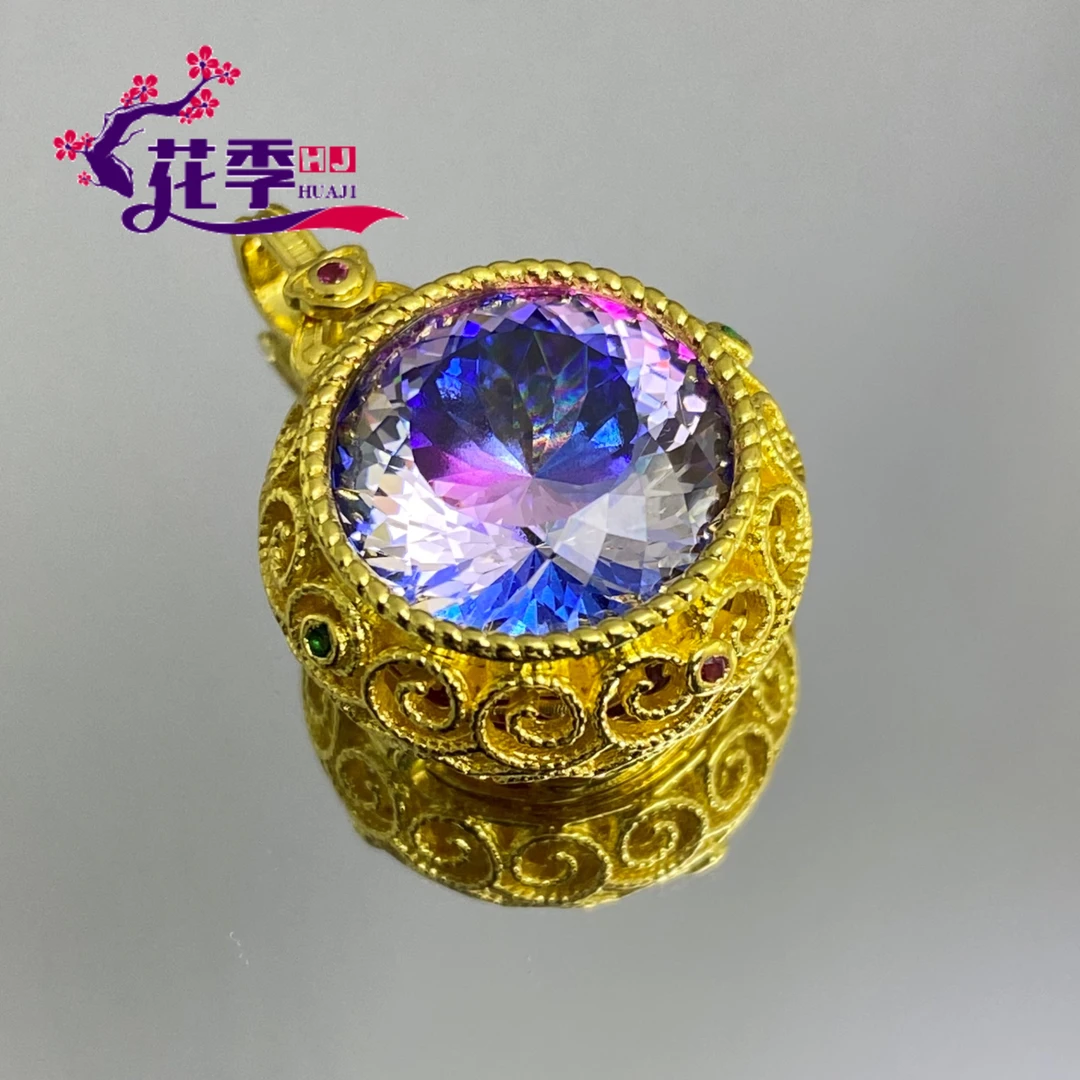 【花季】 原创三色共生强荧光吊坠HF45