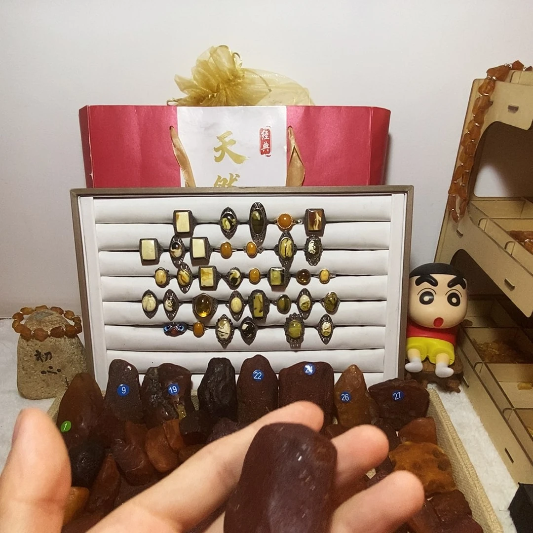 裸石琥珀未镶嵌琥珀