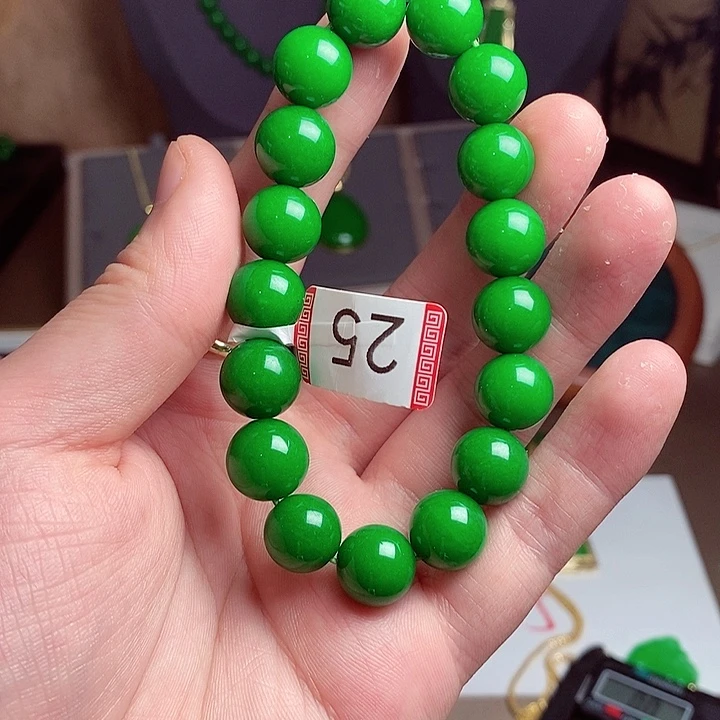 翡翠未镶嵌手串25
