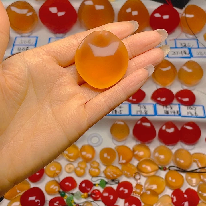 简***️保质保真青鱼石吊坠