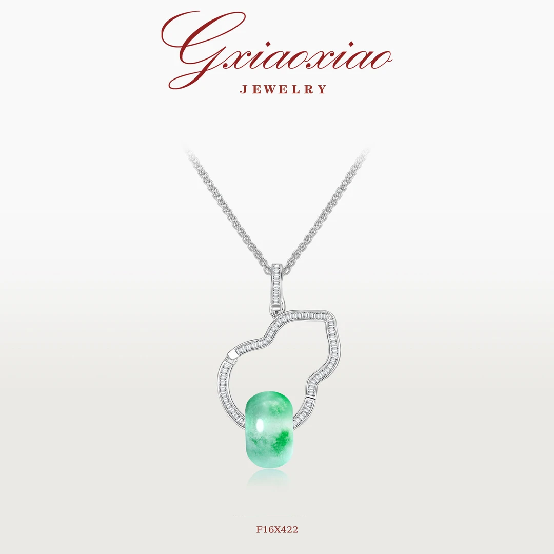 G XIAOXIAO 镀K金 新中式气质轻奢高级百搭葫芦项链 F16X422