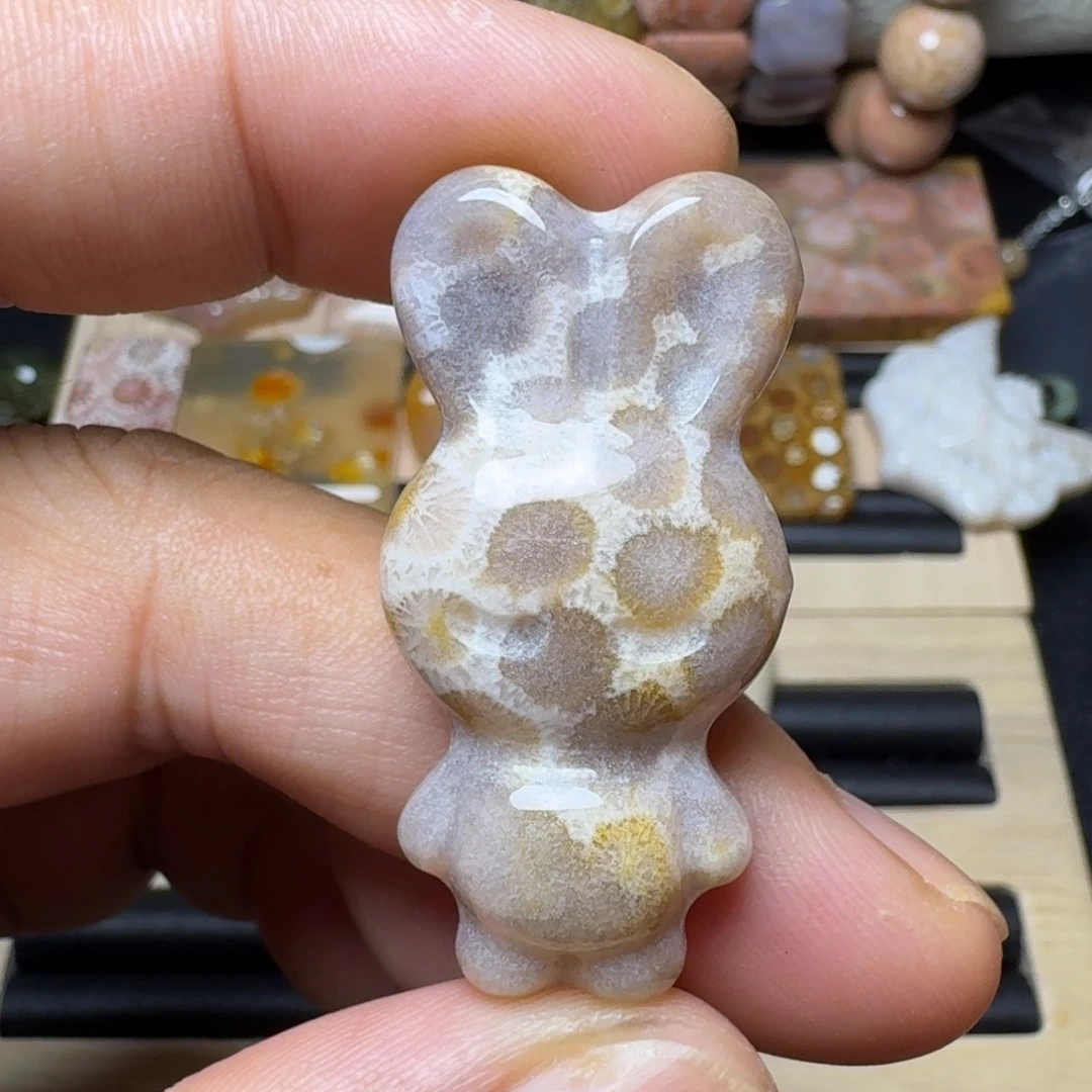 硅化玉未镶嵌纯天然色有机玉石保真色