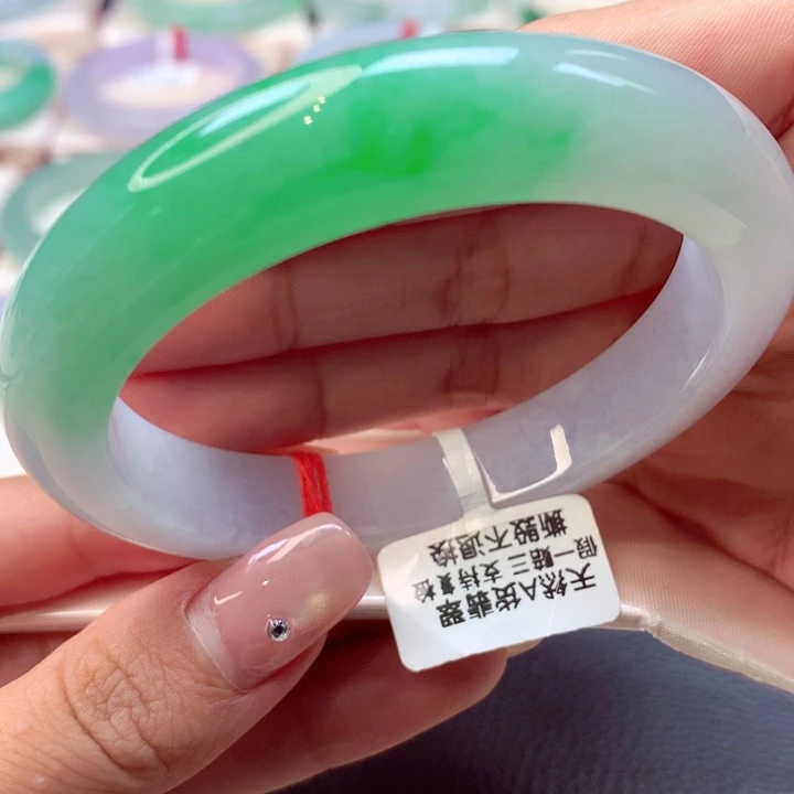 未镶嵌手镯翡翠正圈28号66