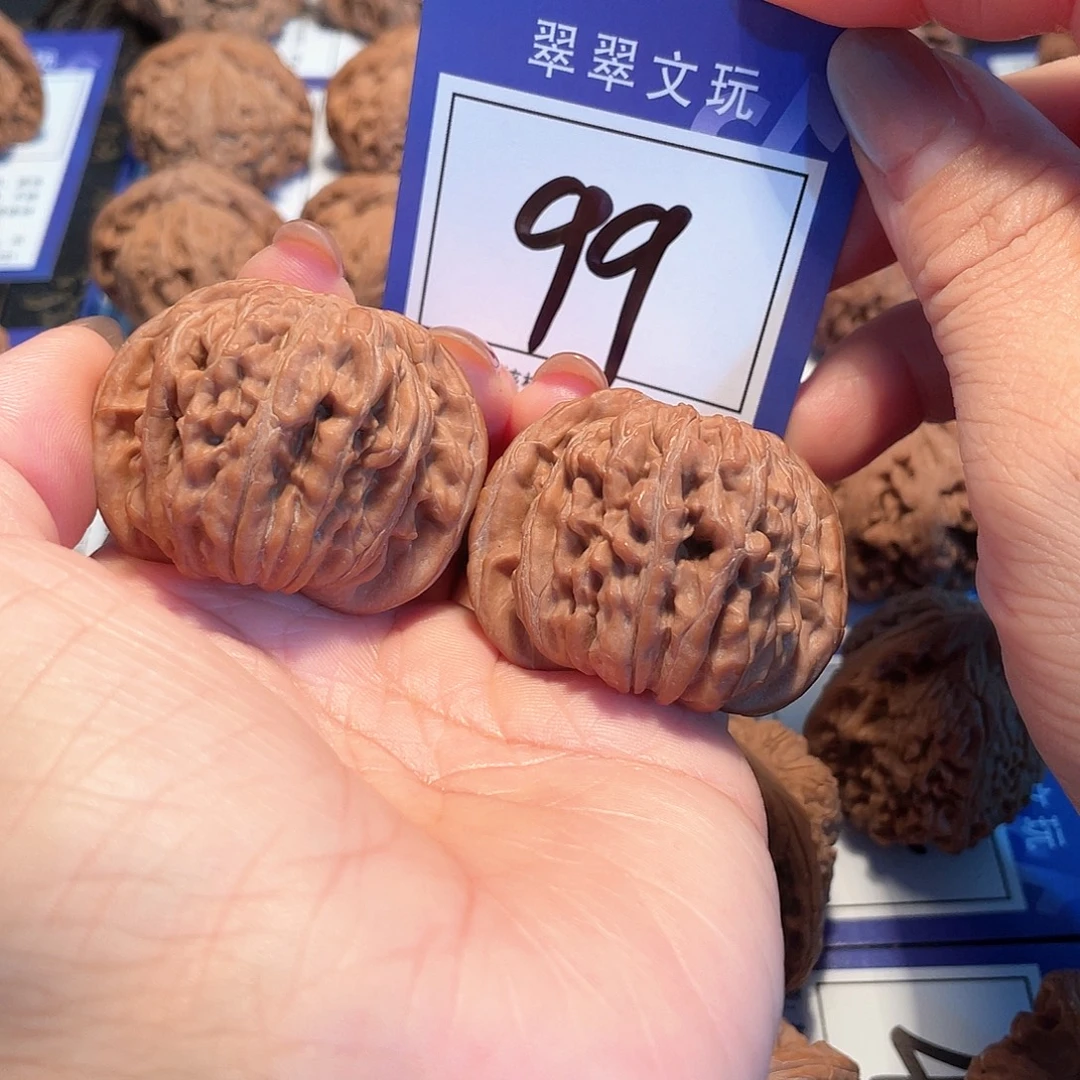木***)把件桃核99号全品楼子4.3