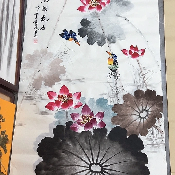 小周画廊的直播间