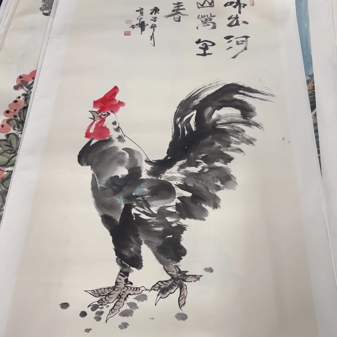 国画邓友华老师花鸟 婉