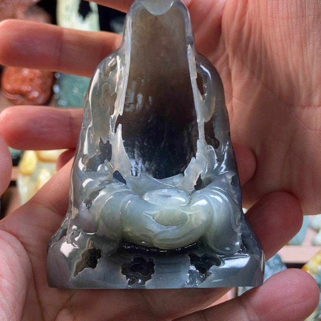 品***】岫玉未镶嵌小摆件