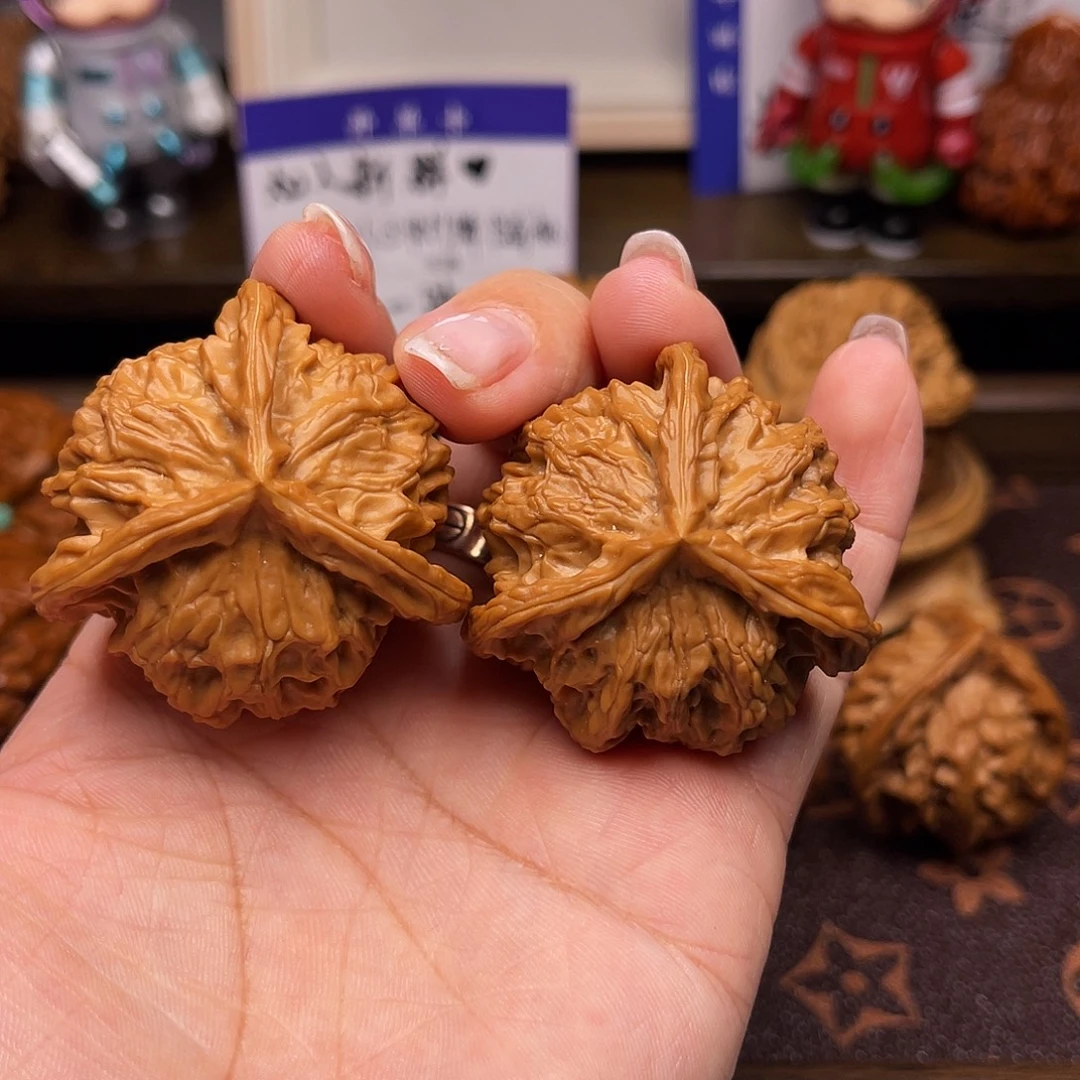 吊坠桃核盘山三棱41