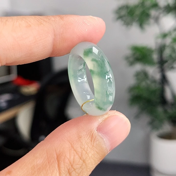 翡翠未镶嵌戒指12-13号