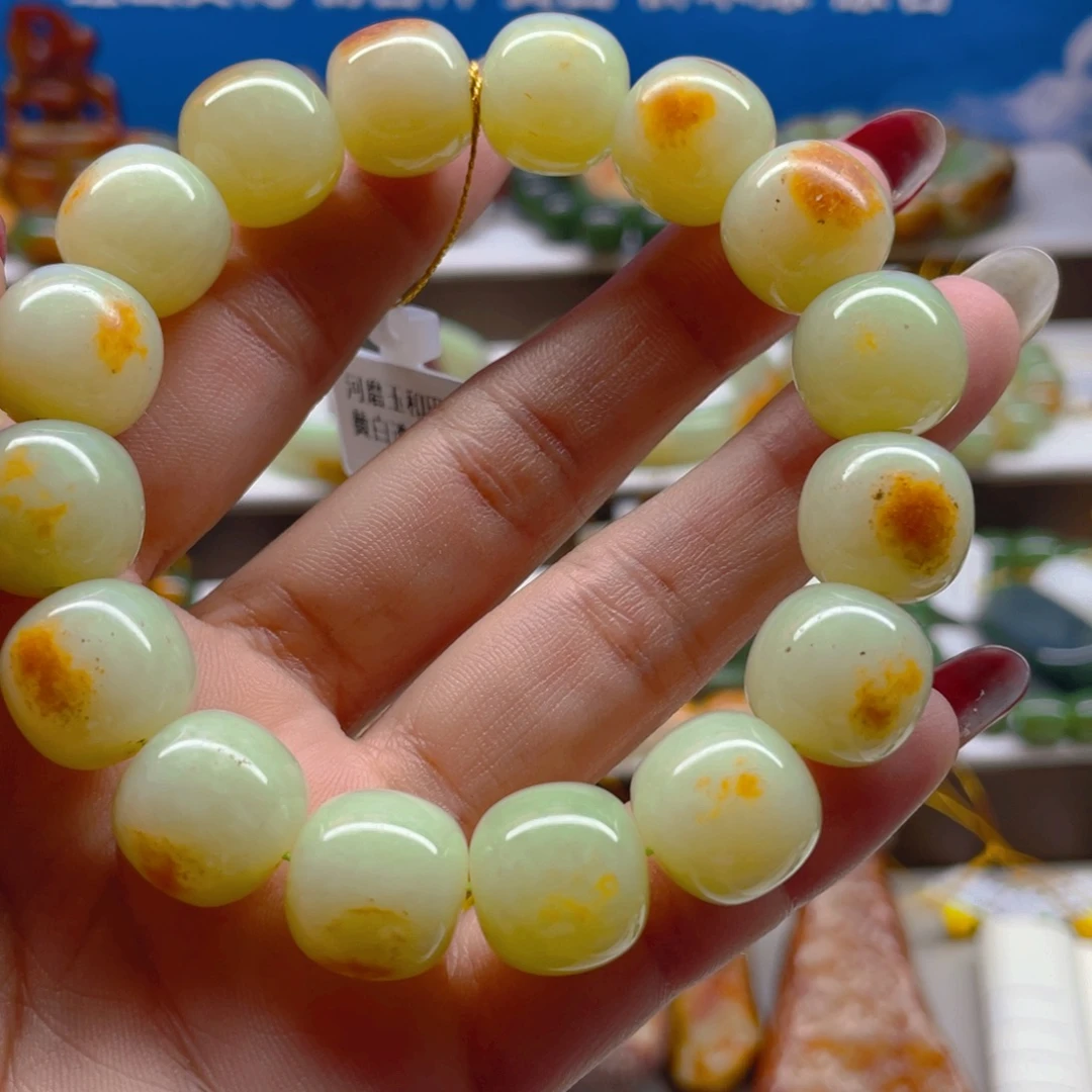 未镶嵌手串透闪石质玉