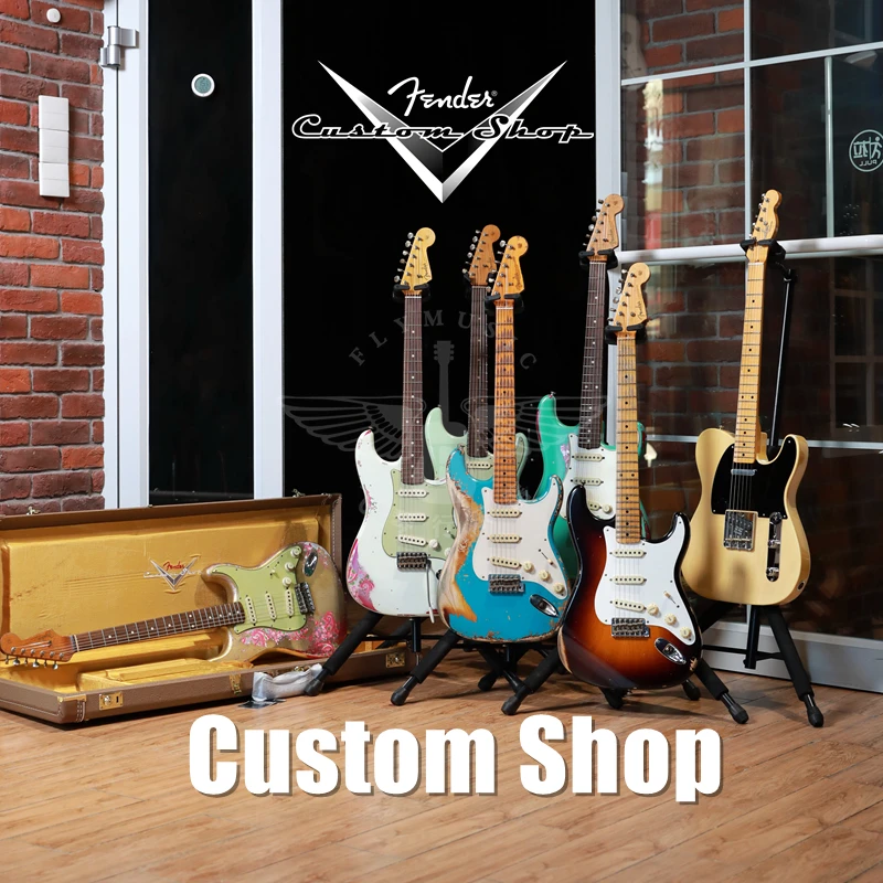 Fender Custom Shop 57 60 62 Relic Tele Strat电吉他做旧佩斯利