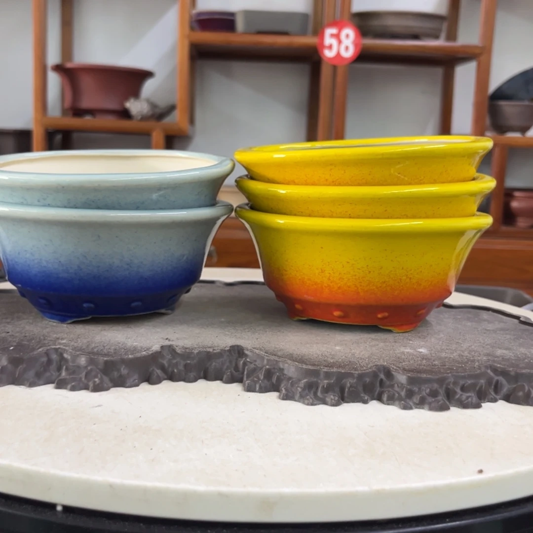 紫砂花盆瑕疵6.5-15-5。。。