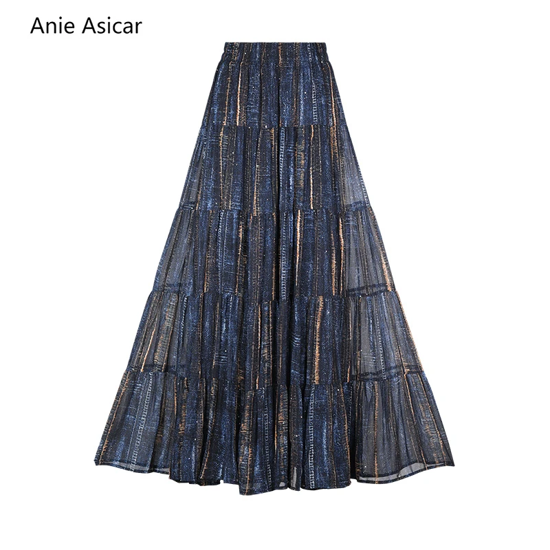 Q5003秋季新款洋气漂亮气质显瘦高级小众A字半身裙裙子