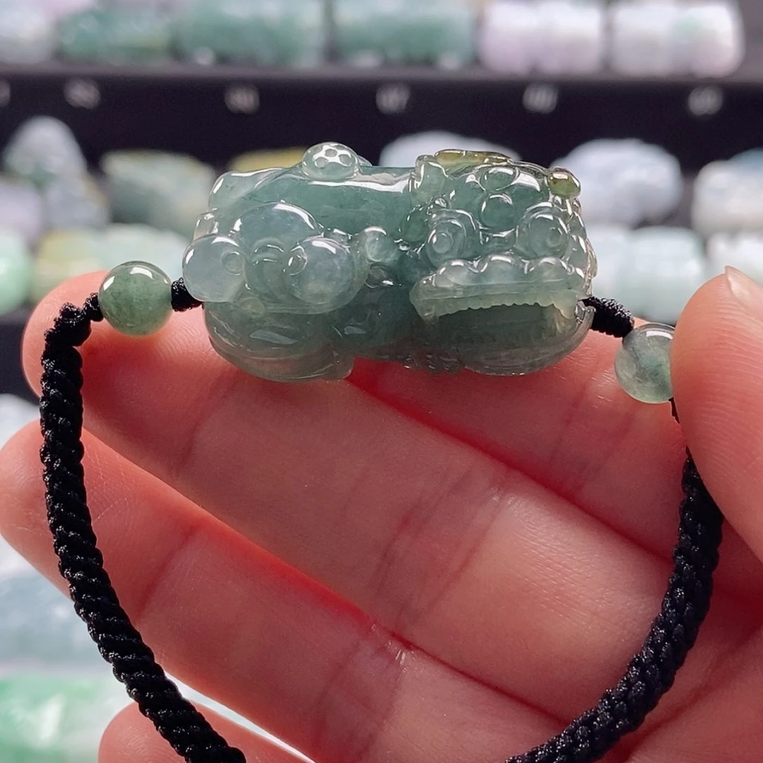 颈饰未镶嵌翡翠翡翠貔貅
