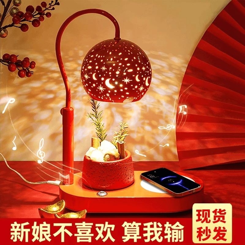 新婚礼物送新人送新娘台灯婚庆床头灯婚房喜灯结婚陪嫁长明灯一对