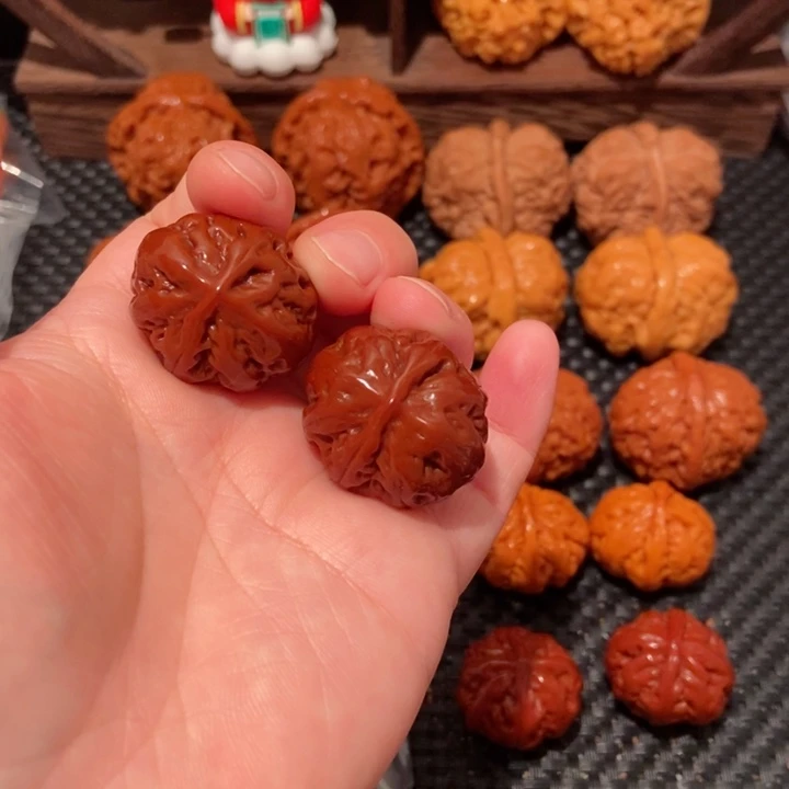 文玩核桃把件河*29.5尺寸粗筋南瓜660