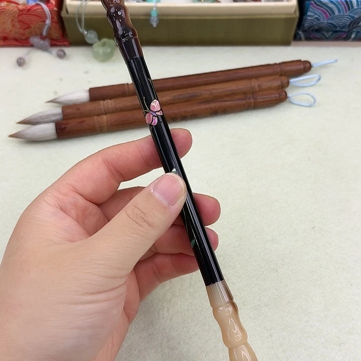 高货螺钿蝴蝶藤狼尾一只