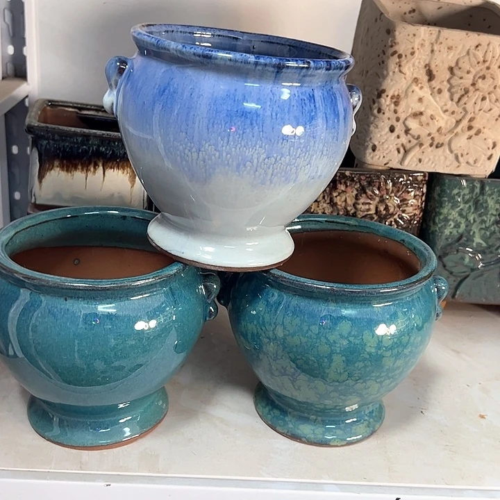 紫砂花盆口14高14福利价。。。。。。。。。。