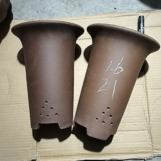 紫砂小号兰花紫泥两个