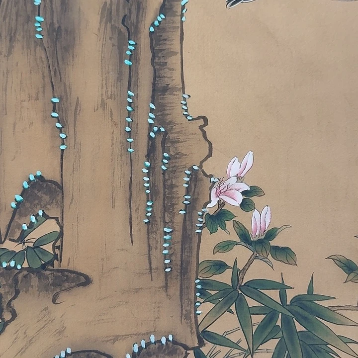 一*行花鸟图，花鸟图挂画