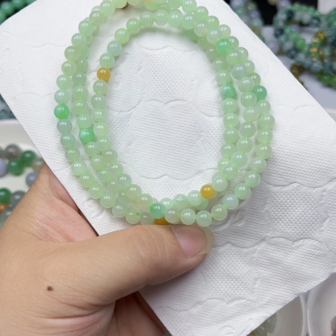 未镶嵌手串翡翠手串