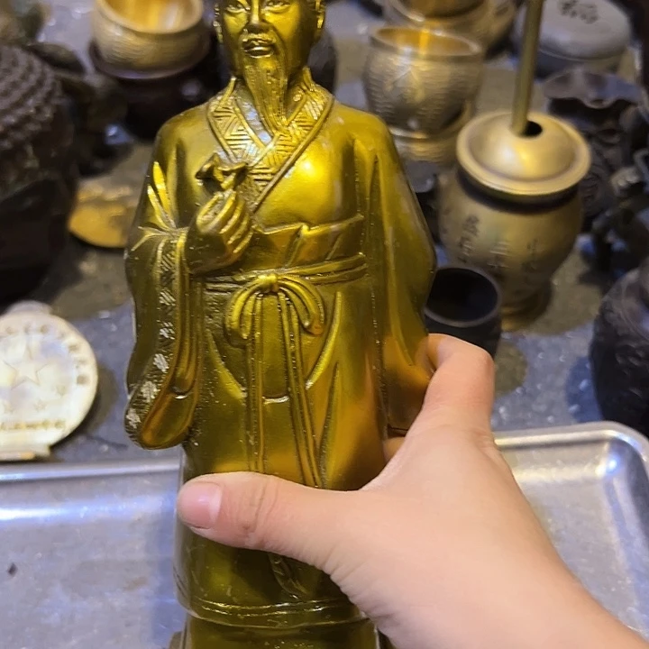 黄铜摆件，文房工艺品摆件