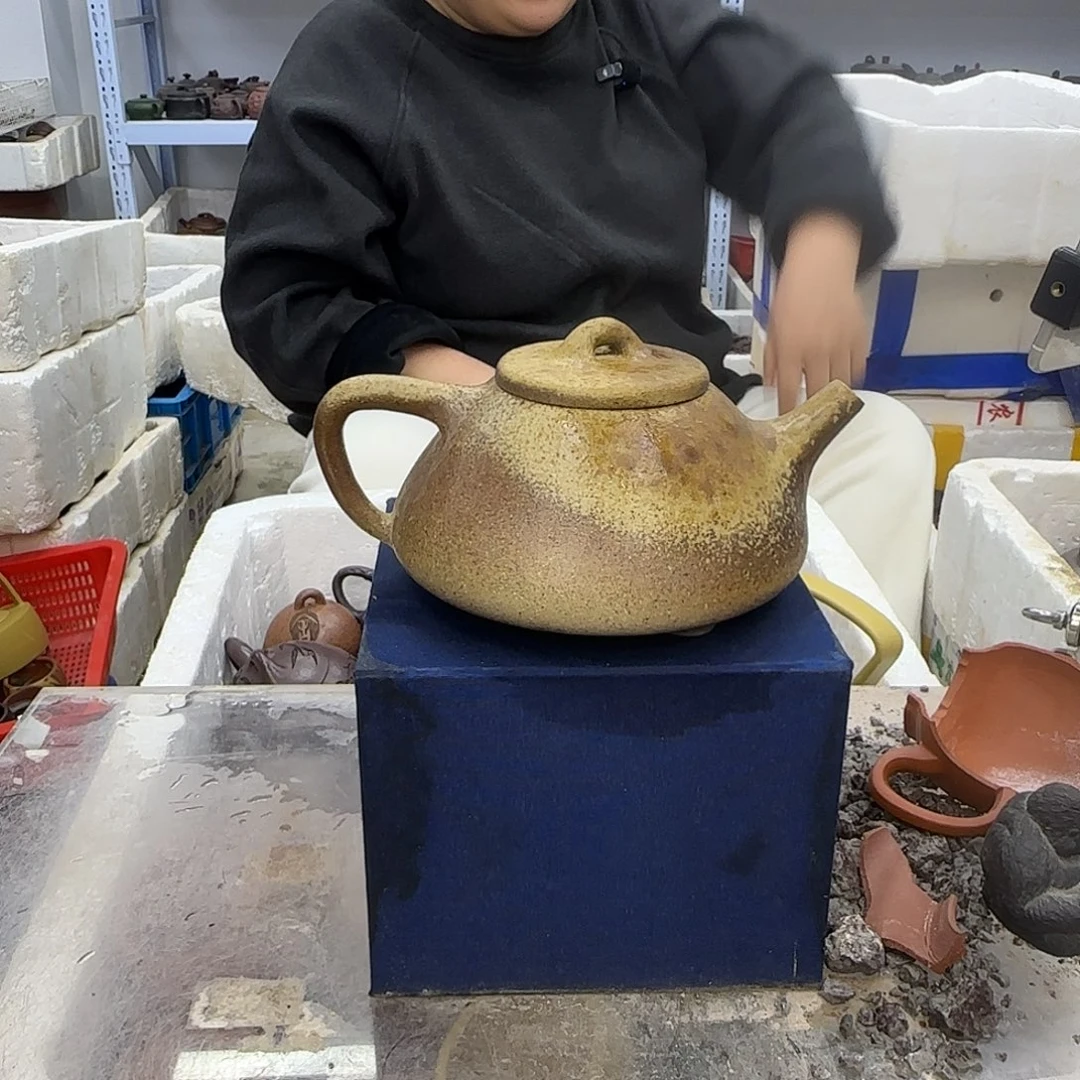 茶壶紫砂宜兴紫砂壶瑕疵处理
