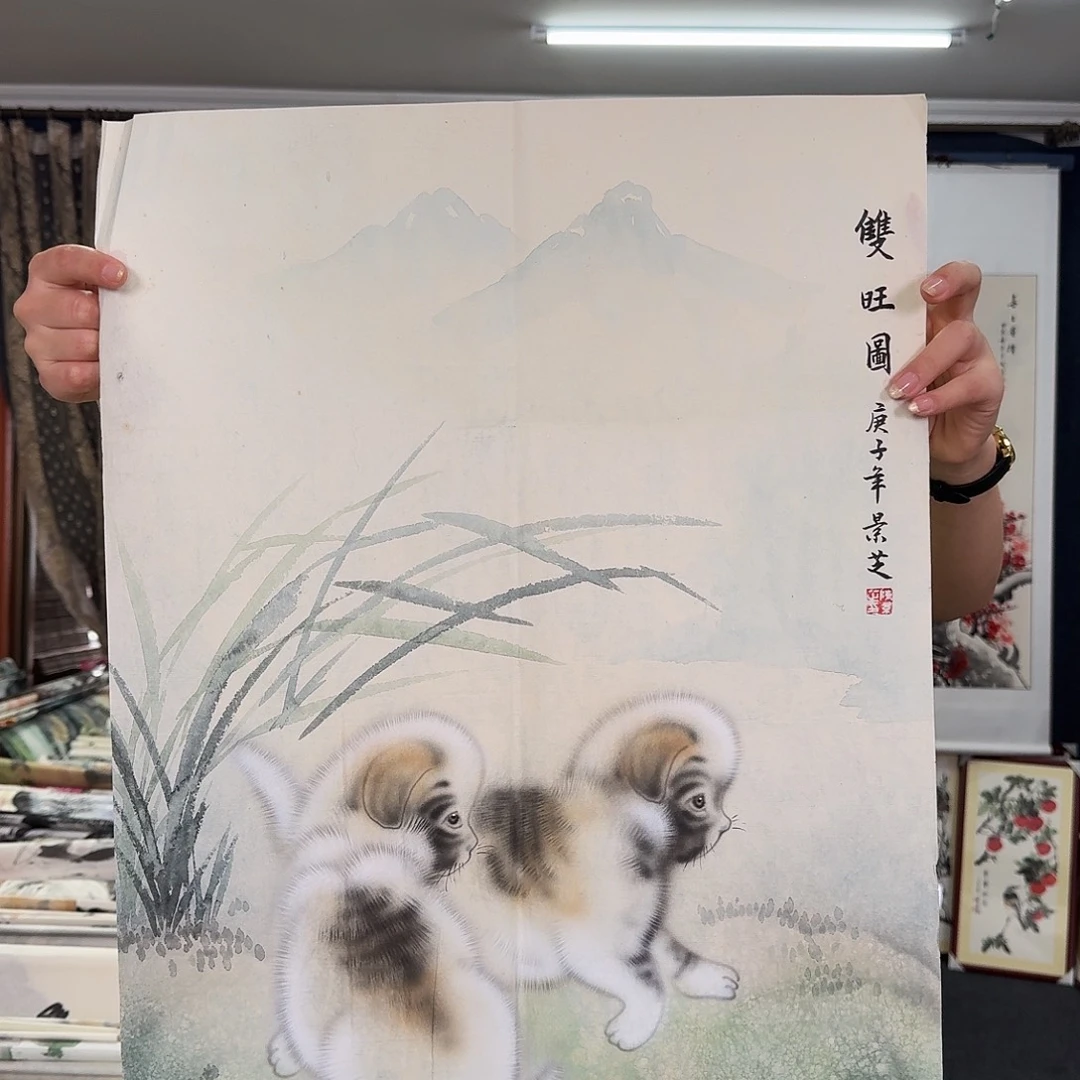 纯手绘国画作品作品