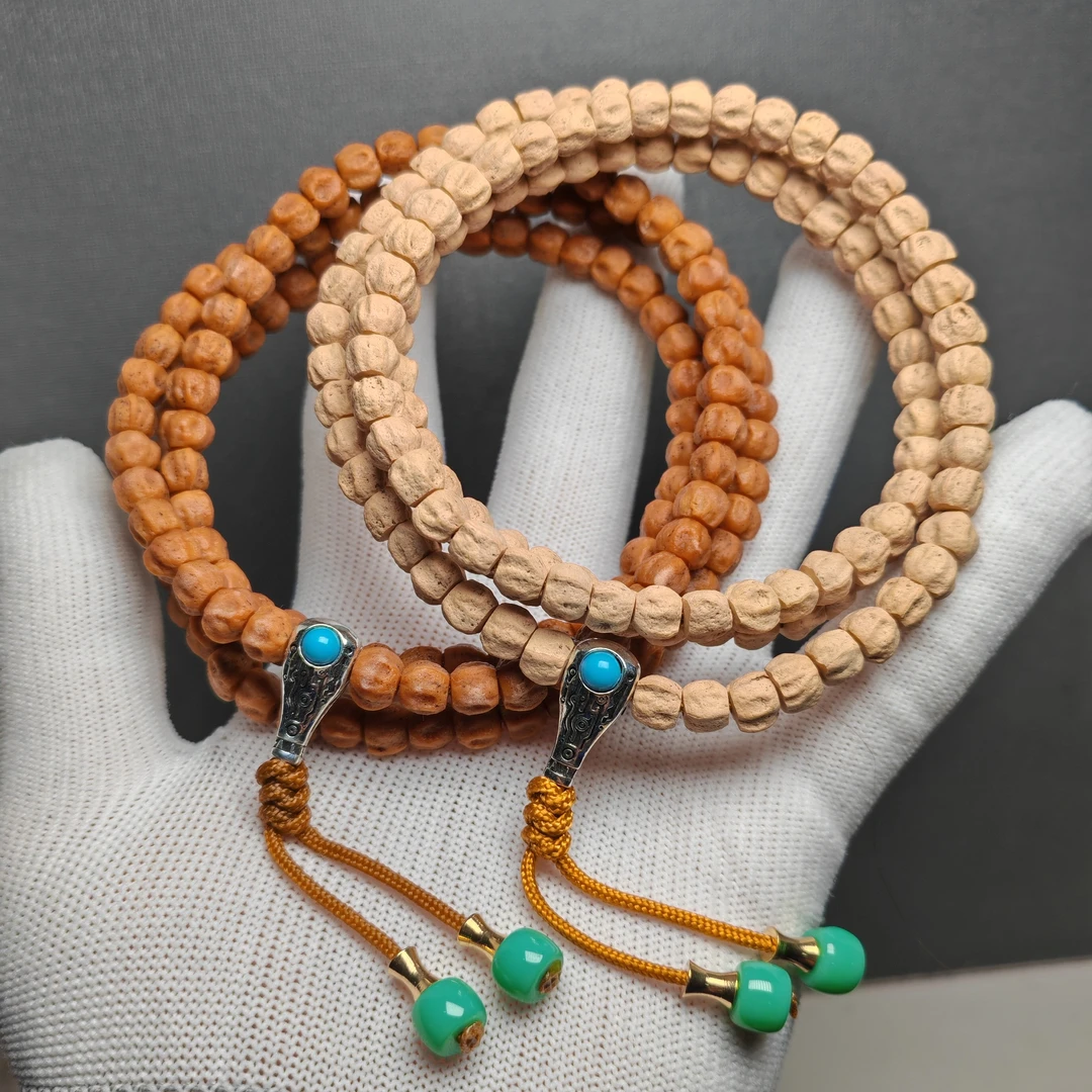 (新手福利)6毫米以上热振高密高油小金豆莲花桩百香籽脖挂串珠