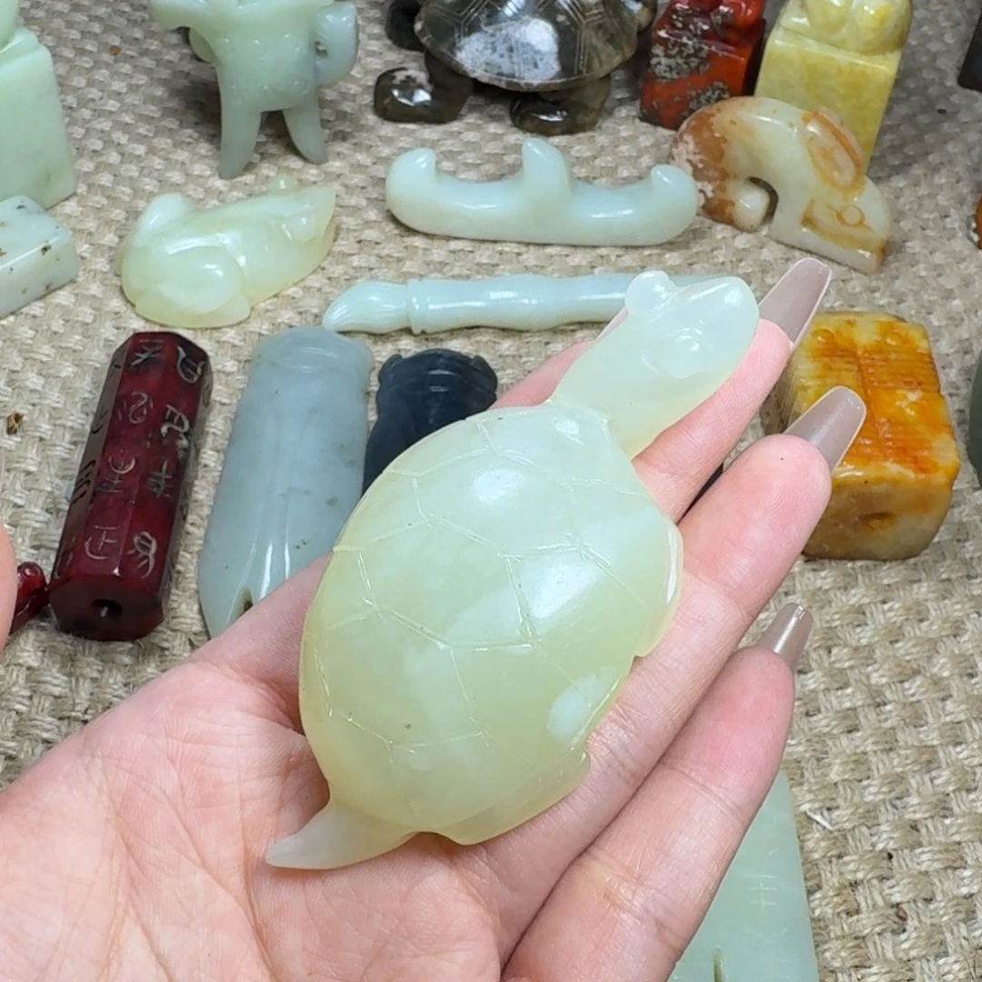 h***g白玉菩提吊坠挂件