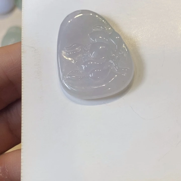 翡翠未镶嵌颈饰吊坠