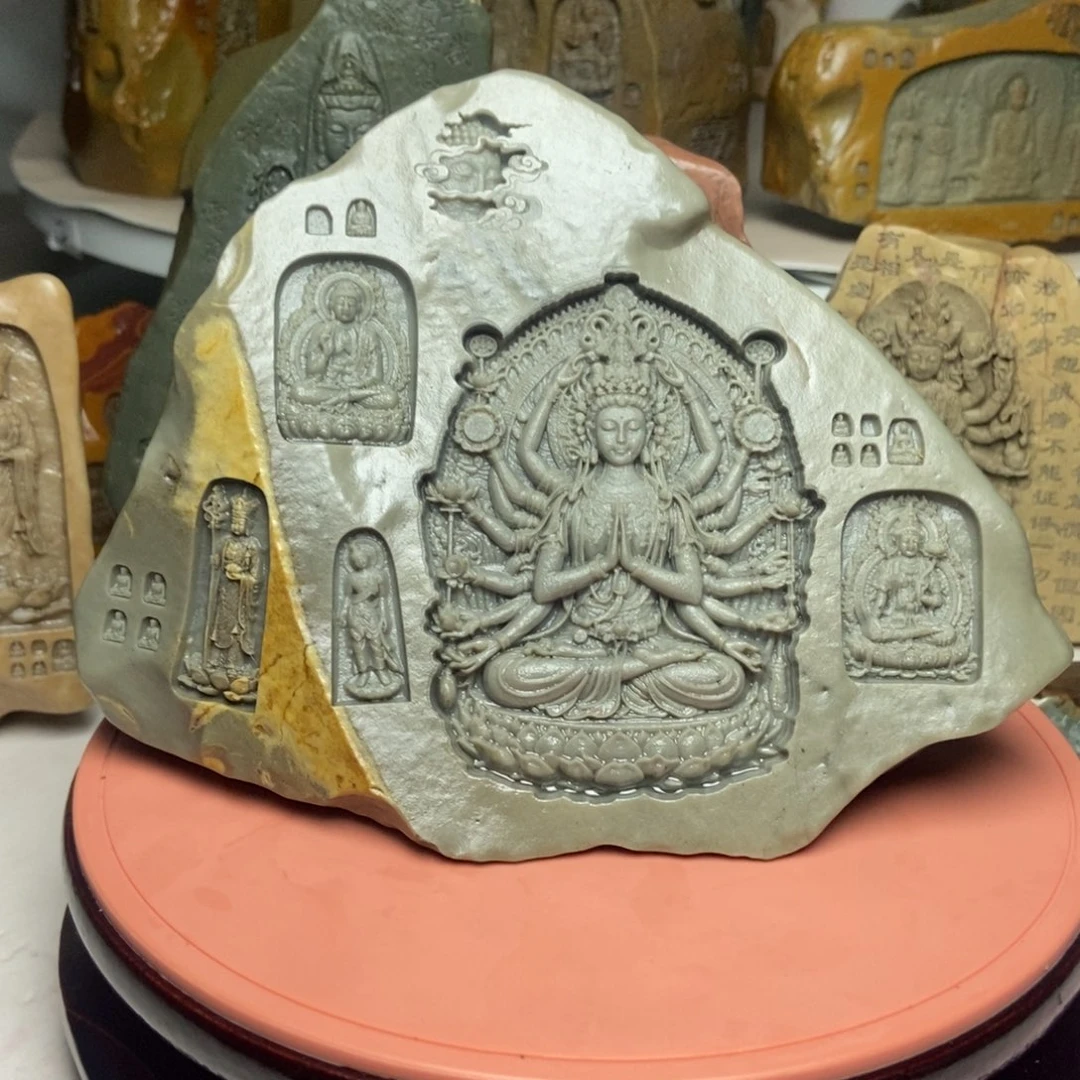 石材戈壁石雕刻摆件工艺品摆件