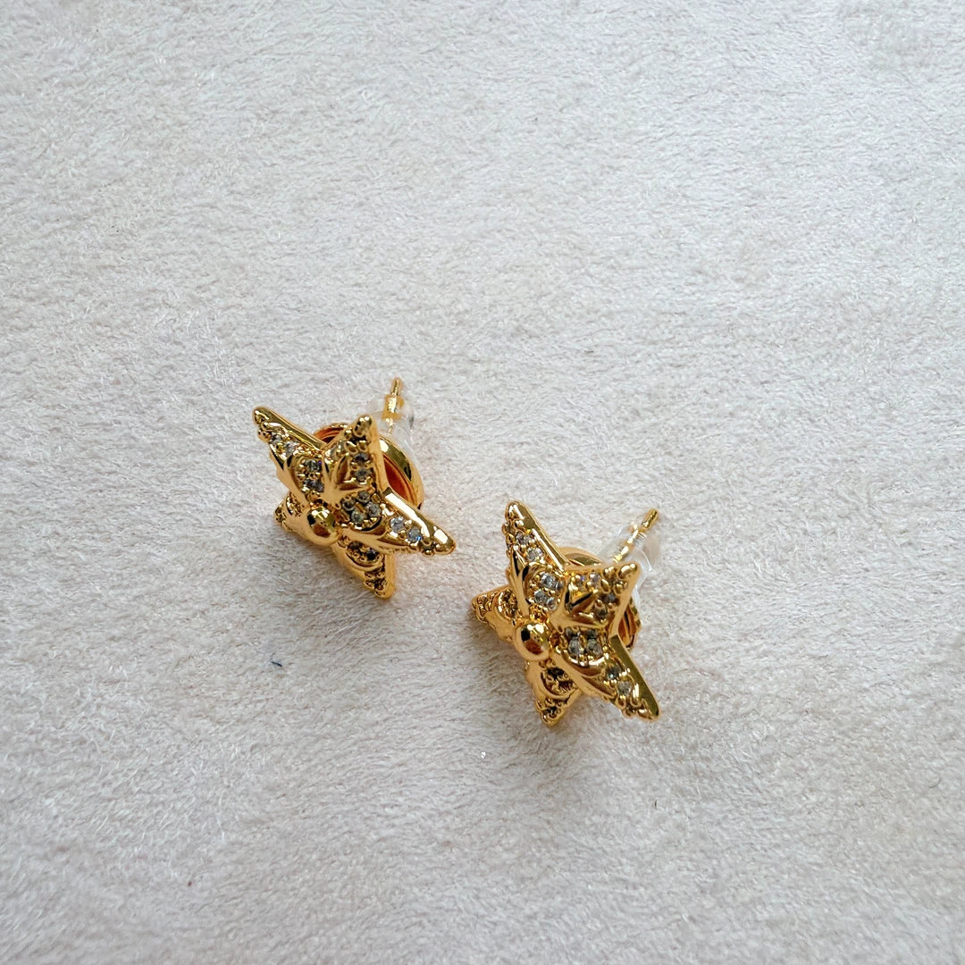 铜合金锆石耳饰 【AG•饰品】耳环AG00899
