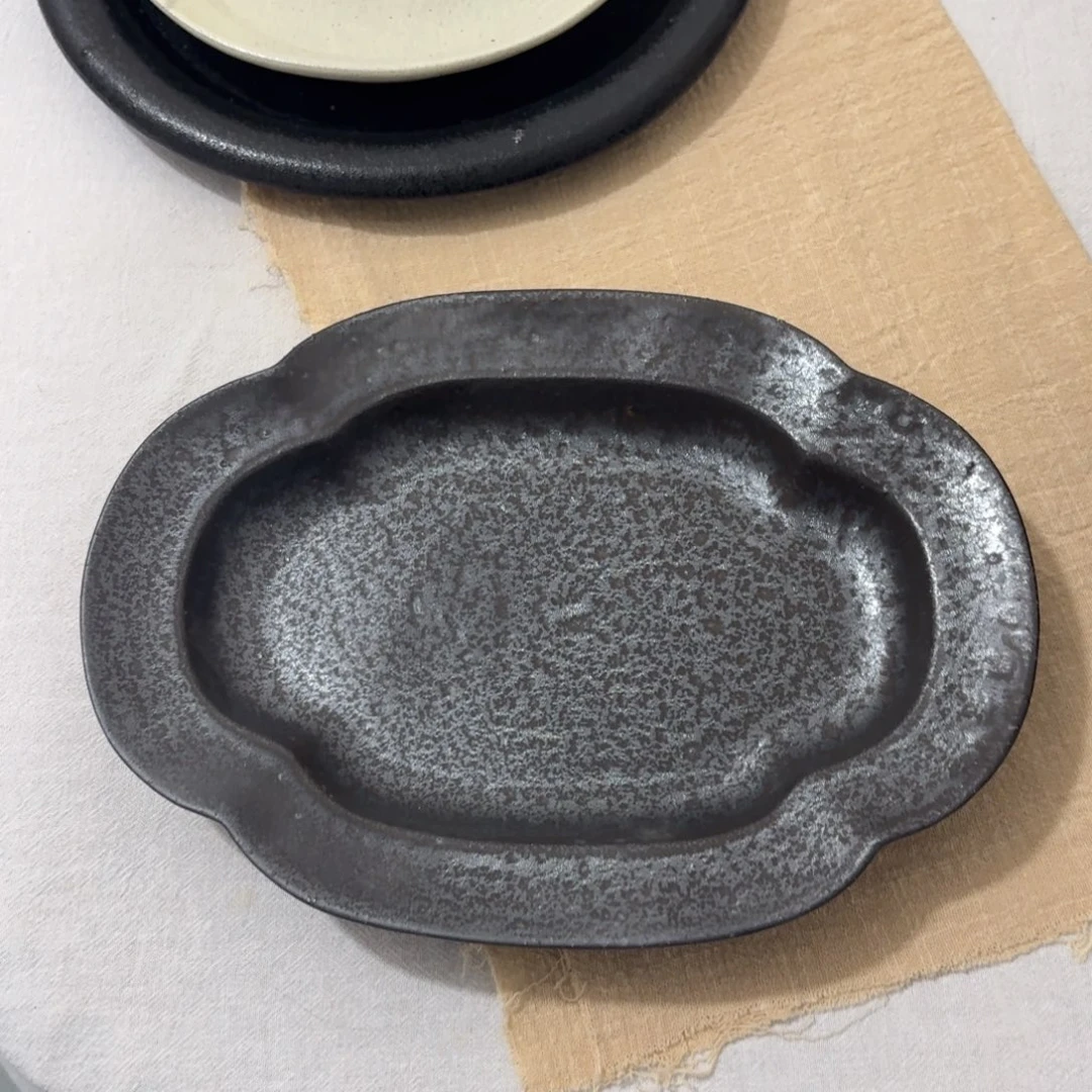 陶阿沐手作海棠盘