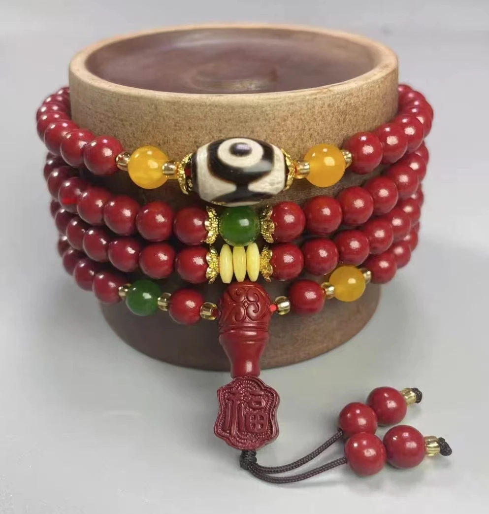 非金属珐琅手链 念珠转运珠挂饰