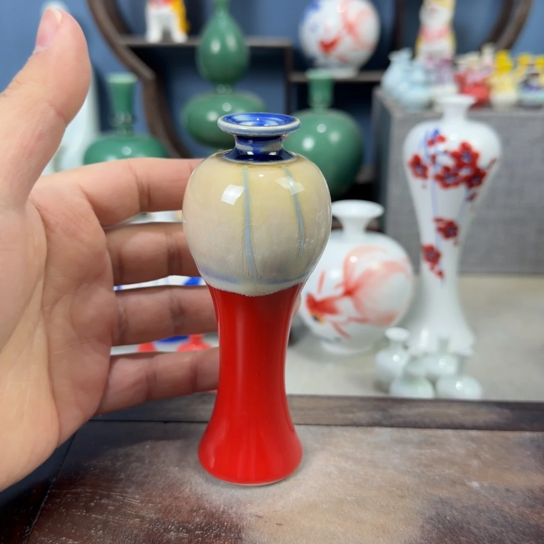 陶瓷手工小花器摆件