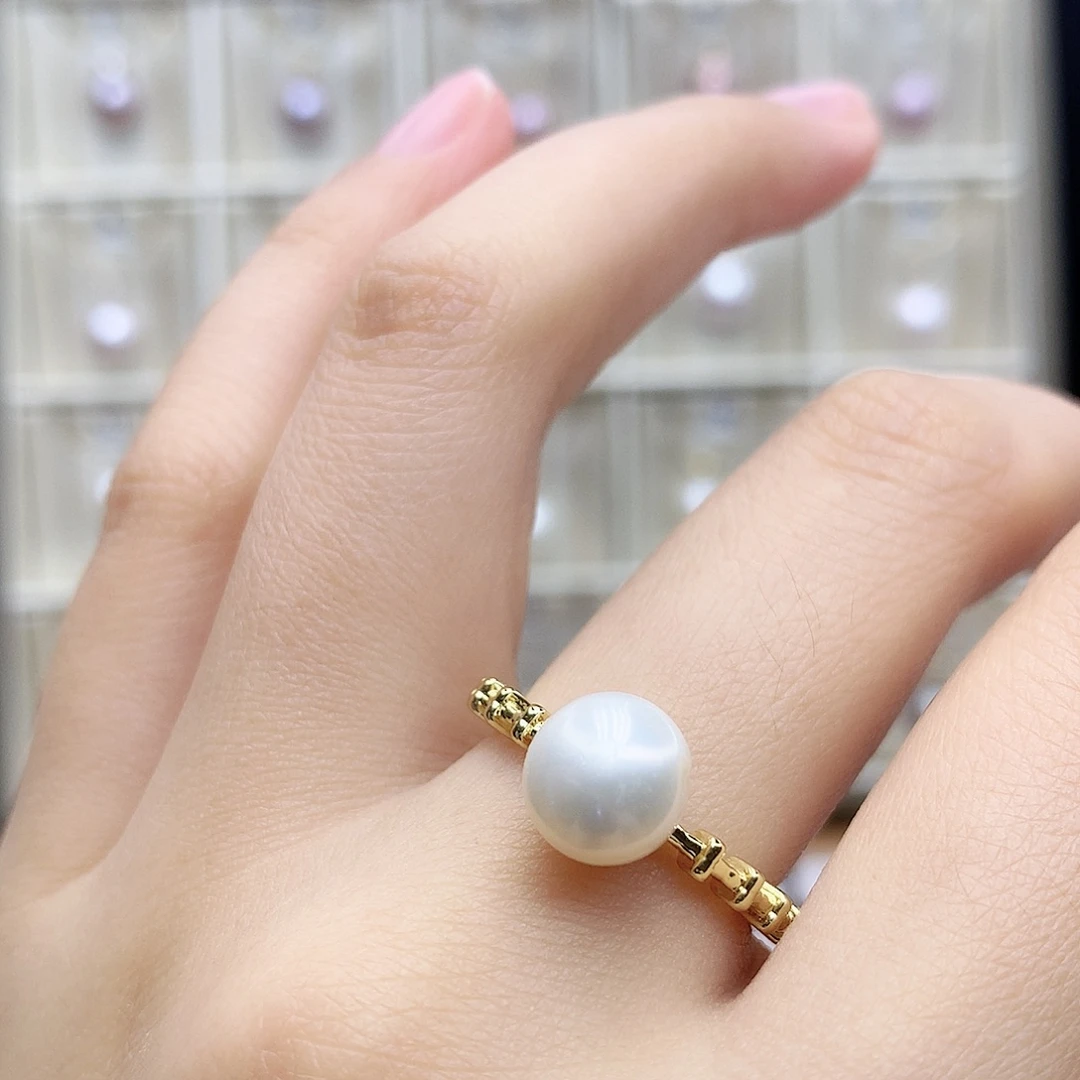 颈饰合金淡水珍珠